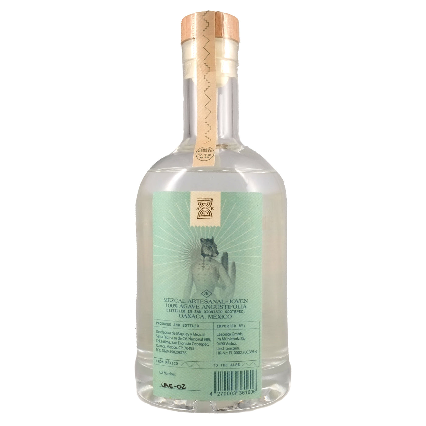 Mezcal of the Year 2023 & IWSC Prämiert | Von Mexiko in die Alpen | Handgefertigt | Espadín & Joven & Artesanal | 350 ml & 38 % vol.