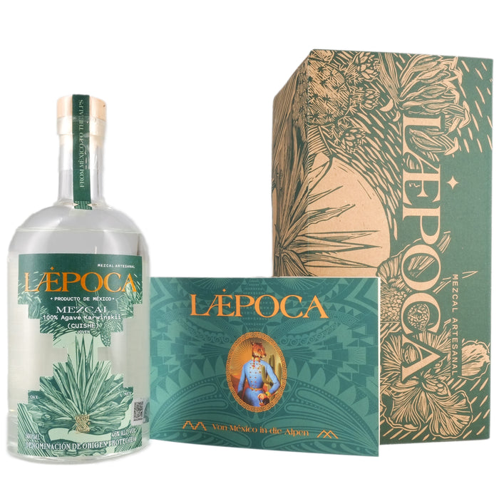 LÆPOCA Mezcal Cuishe 500ml — Flasche mit Geschenkbox