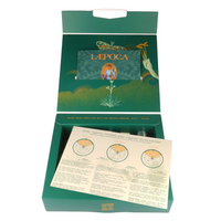 LÆPOCA Mezcal Tasting-Set — geöffnete Box mit Tastingsheet