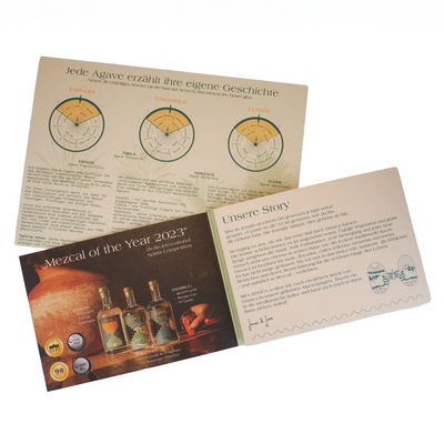 LÆPOCA Mezcal Premium Tasting-Set | Von Mexiko in die Alpen | Handgefertigt | Joven & Artesanal | 3 x 100 ml | Espadin 38% vol. | Ensamble 46% vol. | Cuishe 46% vol.
