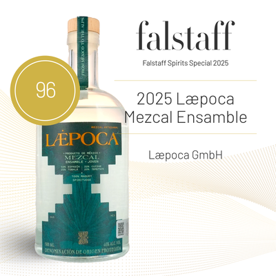LÆPOCA Mezcal Ensamble | 1st Place Falstaff Spirits Award  | Von Mexiko in die Alpen | Handgefertigt | Joven & Artesanal | 500 ml & 46 % vol.