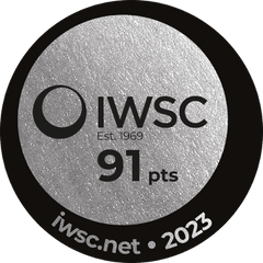 Siegel für 91 Punkte bei IWSC Competition in 2023 für den Laepoca Espadin